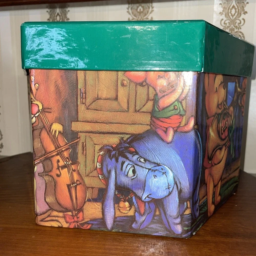 VTG Boxed Disney Winnie the‎ Pooh Season of Song | Set of 14 Ornaments Decoupage